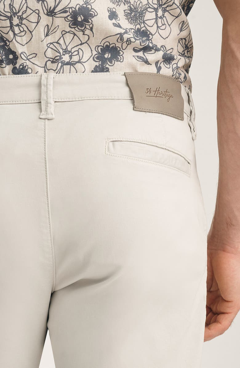 34 Heritage Arizona Slim Fit Flat Front Chino Shorts, Alternate, color, Glacier Twill