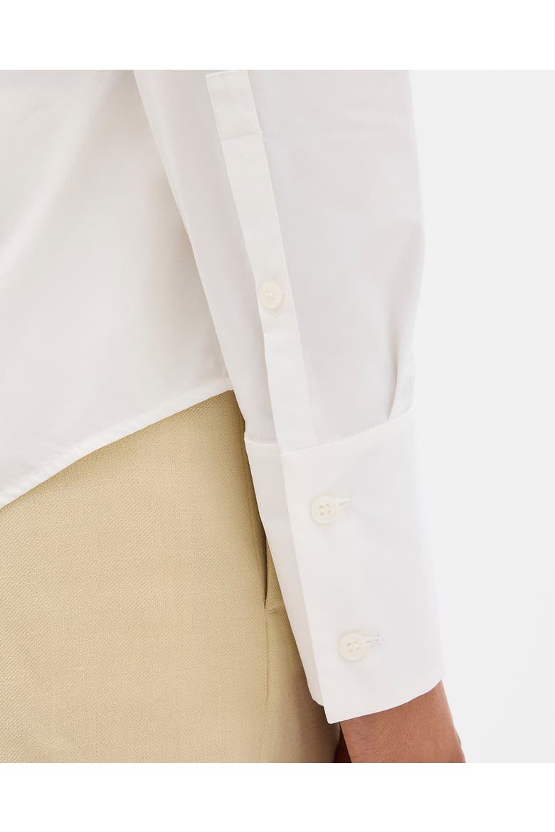 Poplin Bias Shirt, Alternate, color, White