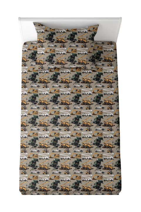 Work Hard, Play Hard Twin Sheet Set