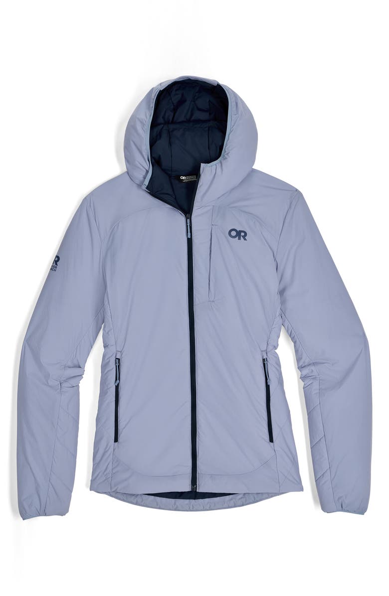 Outdoor Research Vesper Insulated Hooded Jacket, Alternate, color, Fjord