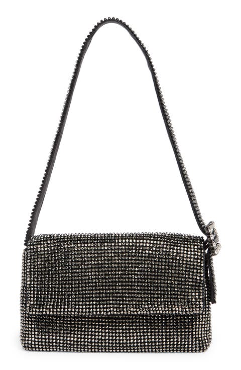 Fayra Crystal Mesh Shoulder Bag