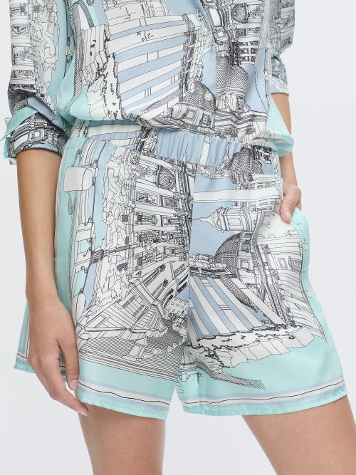 Callas Milano Juvia Rome Print Shorts In Multi