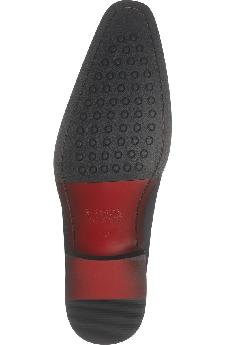 Maison Forte Lusso Wholecut Oxford, Alternate, color, Black