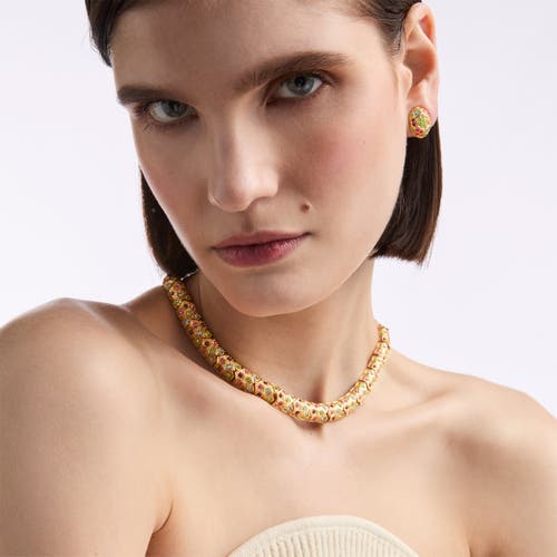 Susan Caplan 1980s Vintage Dorlan Swarovski Crystal Oval Clip-on Earrings