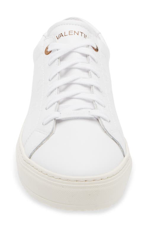 Valentino By Mario Valentino Jimmy Sneaker In White