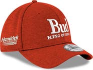 New Era Men's New Era Scarlet Ken Schrader Bud King of Beers 39THIRTY Flex Hat