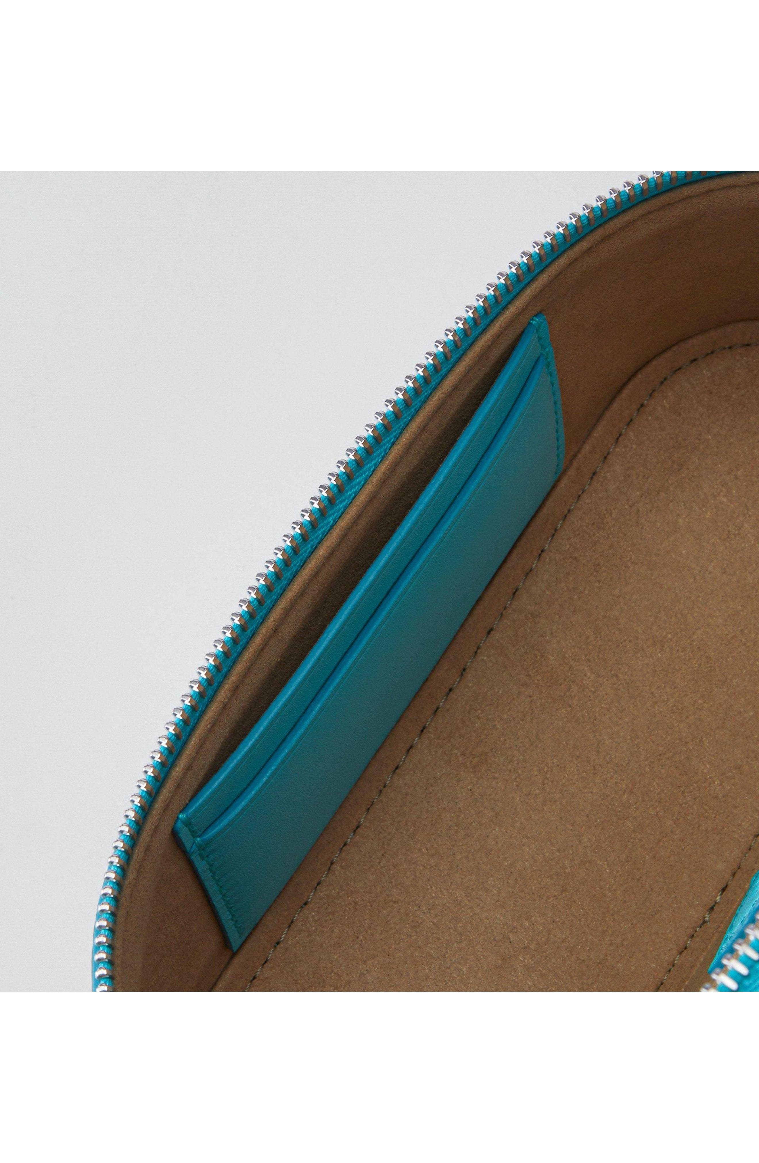 Mini Aren Vanity Case in Visetos, Alternate, color, Blue Ceramic
