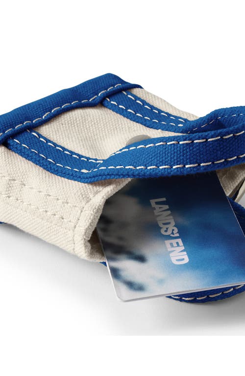 Lands' End Mini Canvas Tote Charm In Blue