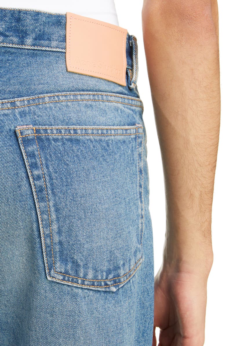 Acne Studios 2021 Vintage Wide Leg Jeans, Alternate, color, Mid Blue