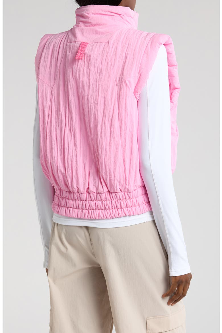 FP Movement Scrunch Time Puffer Vest, Alternate, color, PINK AURA