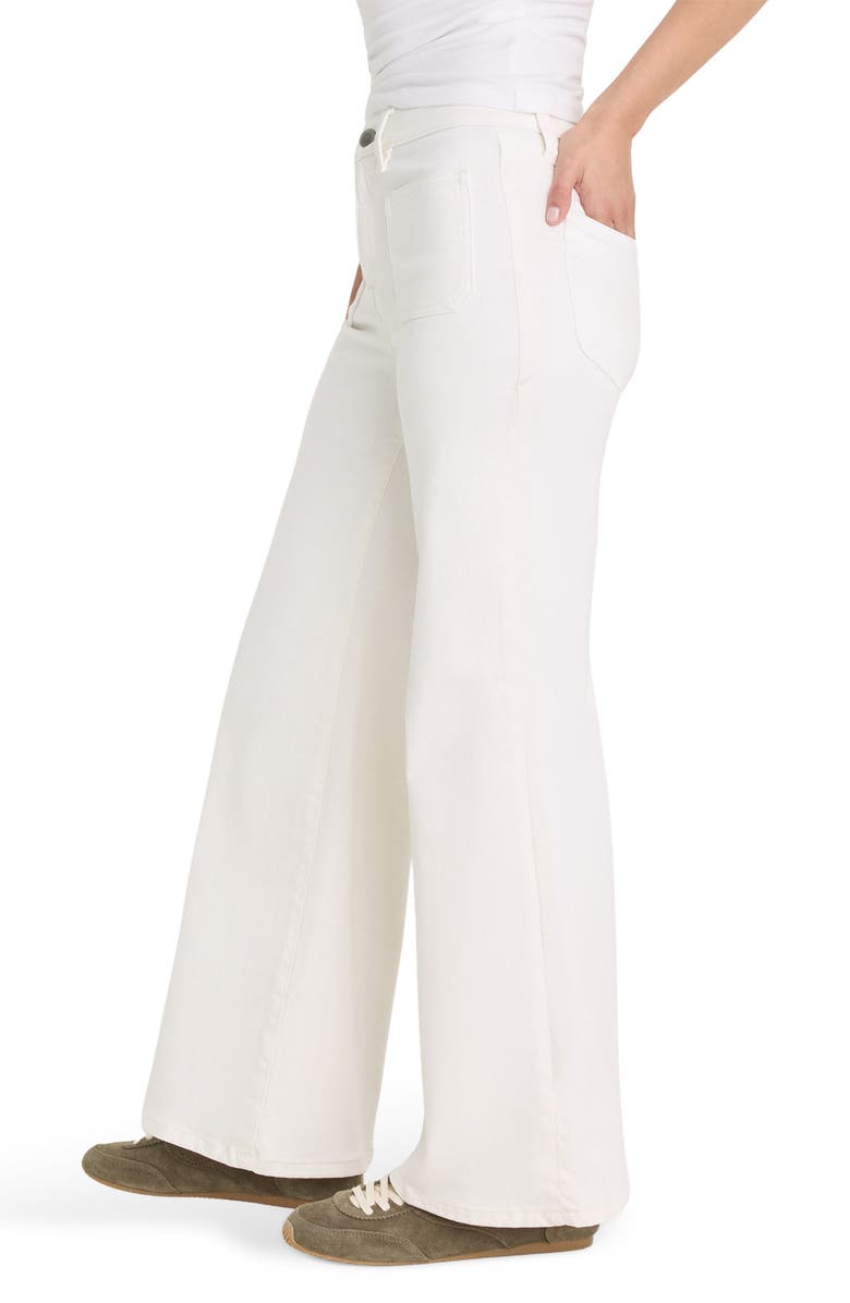 Good American Good Palazzo High Waist Jeans, Alternate, color, White001