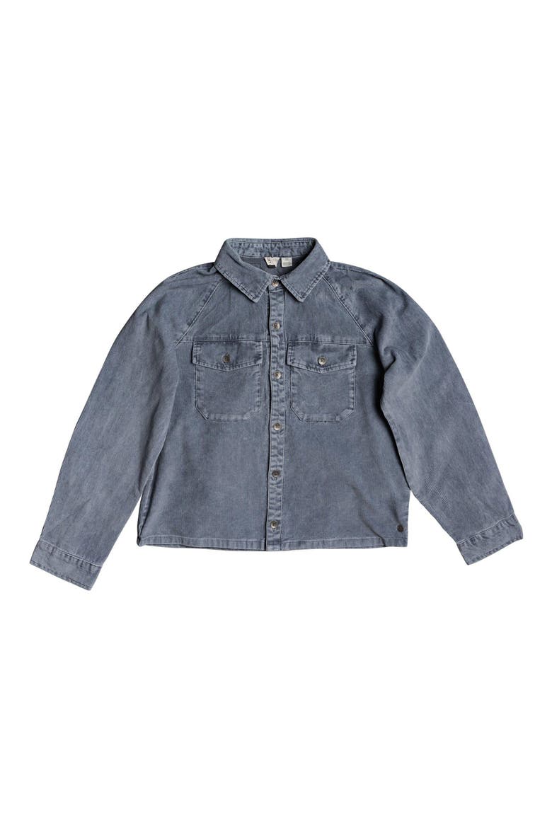 Be Right There Corduroy Shirt Jacket, Alternate, color, TURBULENCE
