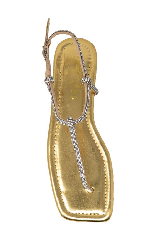 Chase & Chloe Chase And Chloe Rhinestone T-strap Sandal