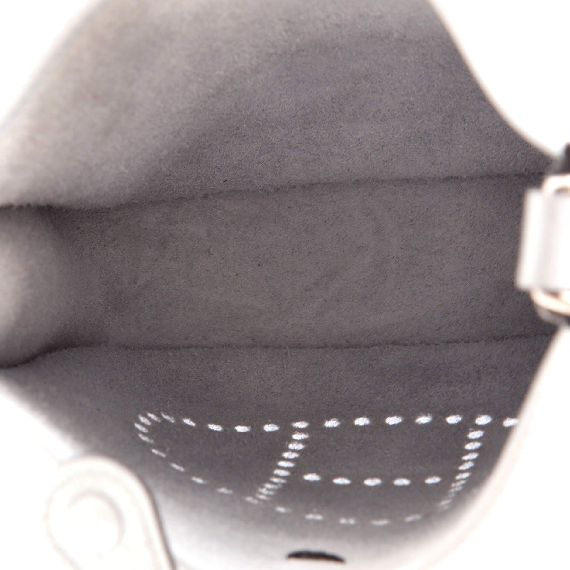 Pre-Owned Hermes Evelyne Bag Gen III Clemence TPM, Alternate, color, Bleu Pale