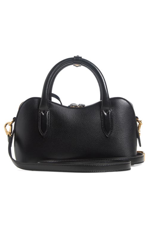 Stella Mccartney Ryder Black Small Handbag With Two Top Handles And Front Padlock Detail With Logo In Ecoleather Woma