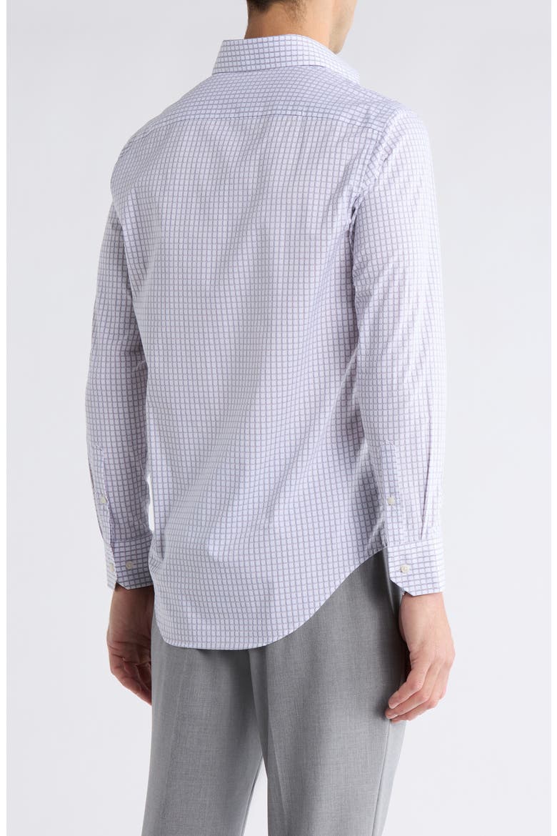 Slim Fit Four-Season Performance Dress Shirt, Alternate, color, RED MULTI