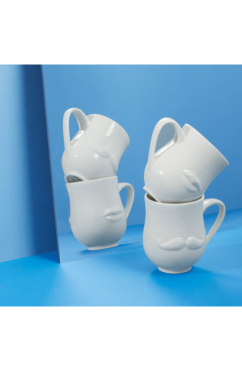 Jonathan Adler Mr. & Mrs. Muse Mug, Alternate, color, White