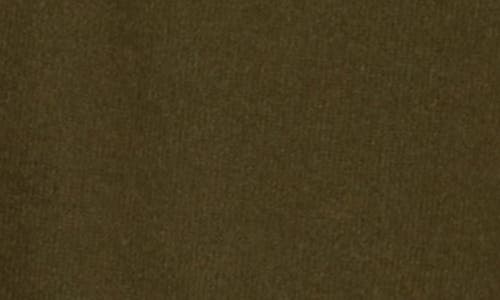 Theo And Spence Yummy Pocket Brushed Knit Joggers In Green