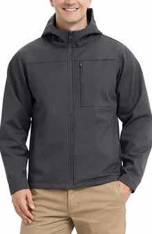 HAWKE & CO Water Resistant Hooded Softshell Jacket