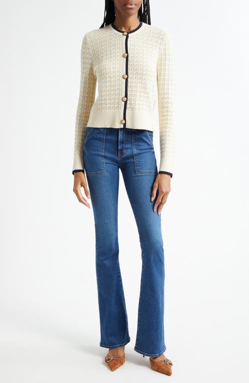 Veronica Beard Bala Cardigan In White