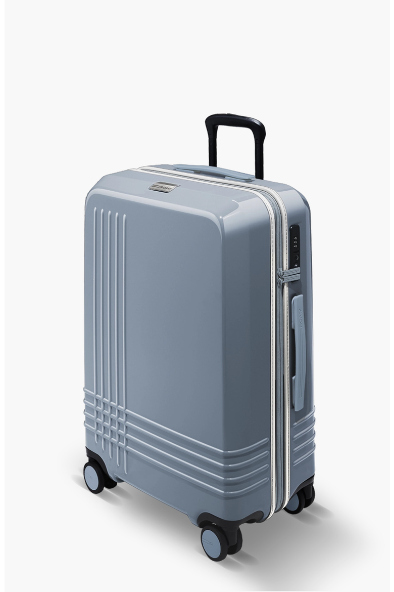 Check-In Luggage, Alternate, color, Slate Gloss / White Trim
