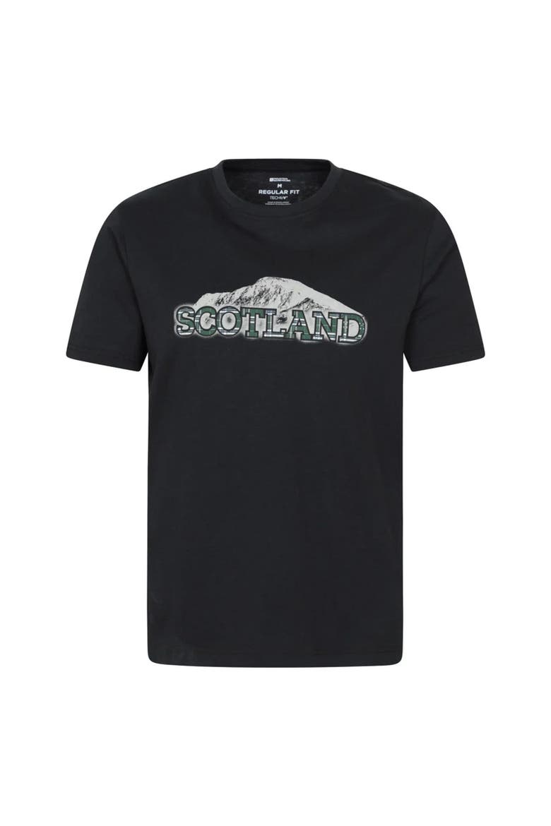 Scotland Short-Sleeved T-Shirt, Main, color, Black