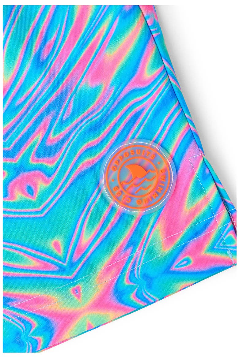 Holoperfect Hero Stretch Swim Trunks, Alternate, color, BLUE MULTI