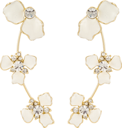 Untamed Petals Cove Crystal Statement Earrings