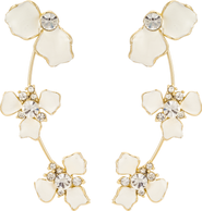 Untamed Petals Cove Crystal Statement Earrings