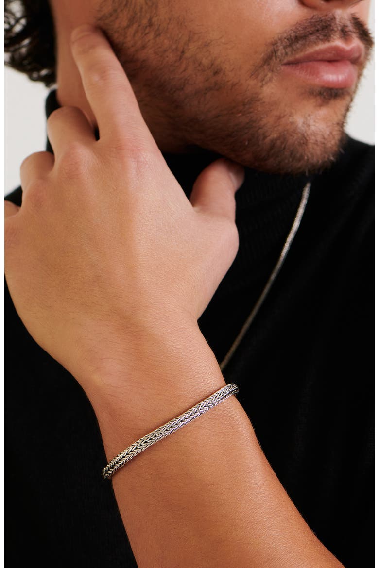 Sterling Silver Chain Bracelet, Alternate, color, SILVER