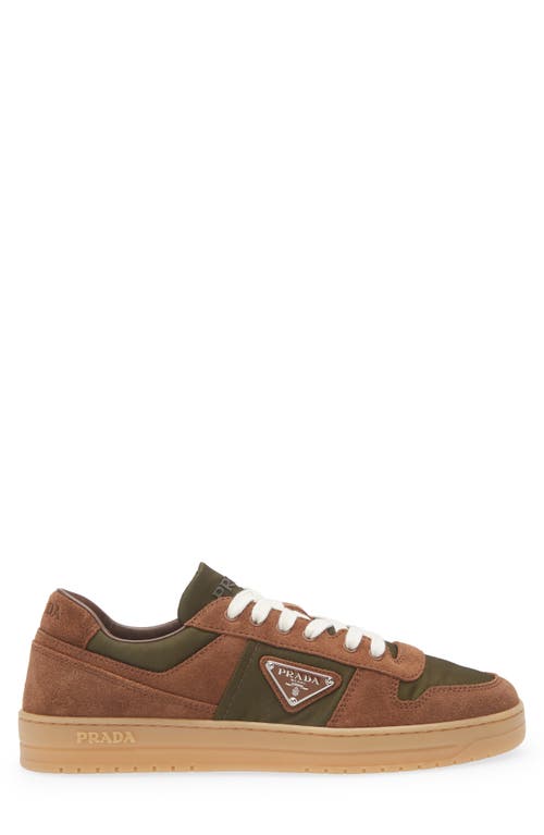Prada Downtown Logo Low Top Sneaker In Multi