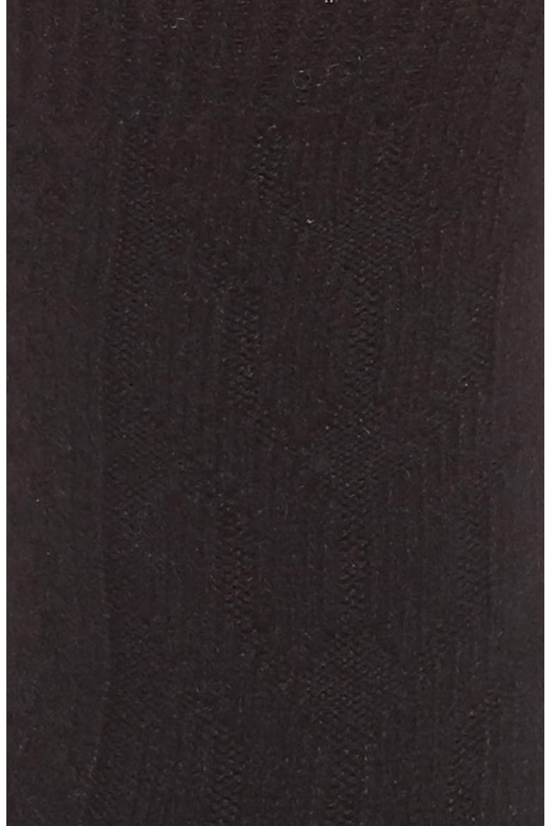 Christina Crew Socks, Alternate, color, BLACK