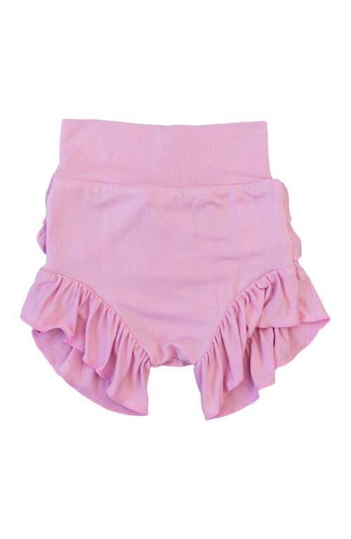 Laree + Co Lillian Ruffle Bummies In Pink