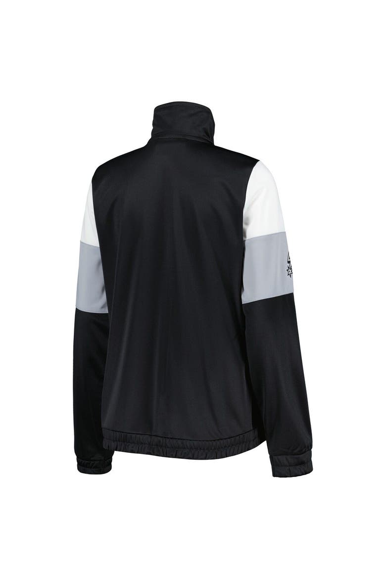 Women's G-III 4Her by Carl Banks Black San Antonio Spurs Change Up Full-Zip Track Jacket, Alternate, color, Black