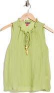 Vince Camuto Front Slit Flowy Shell