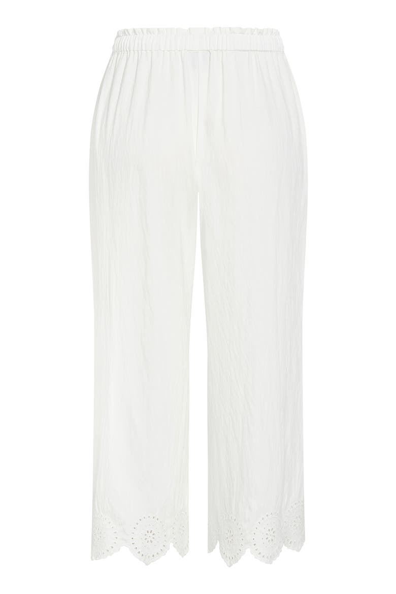 Alaia Drawstring Pants, Alternate, color, IVORY