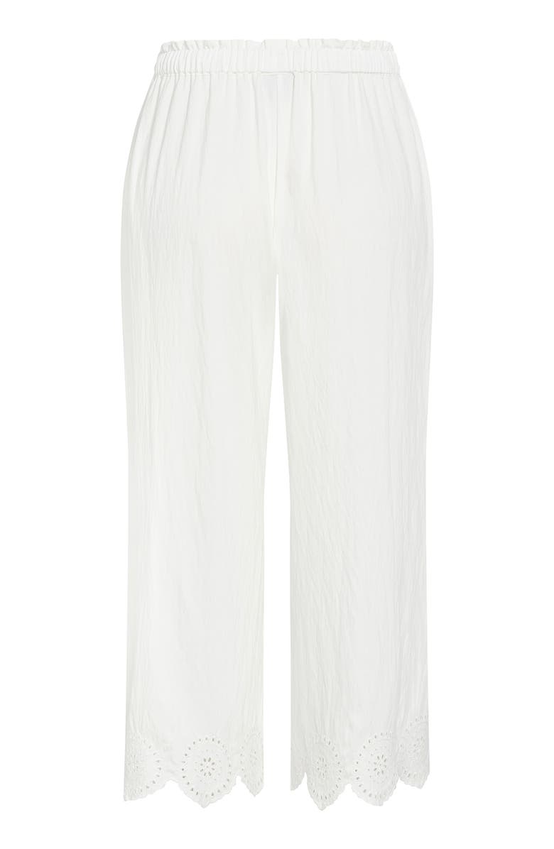 City Chic Alaia Drawstring Pants, Alternate, color, Ivory