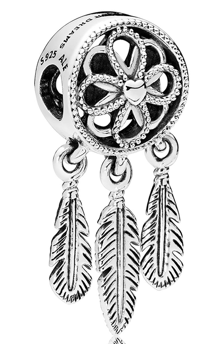 PANDORA Dreamcatcher Dangle Charm, Alternate, color, 