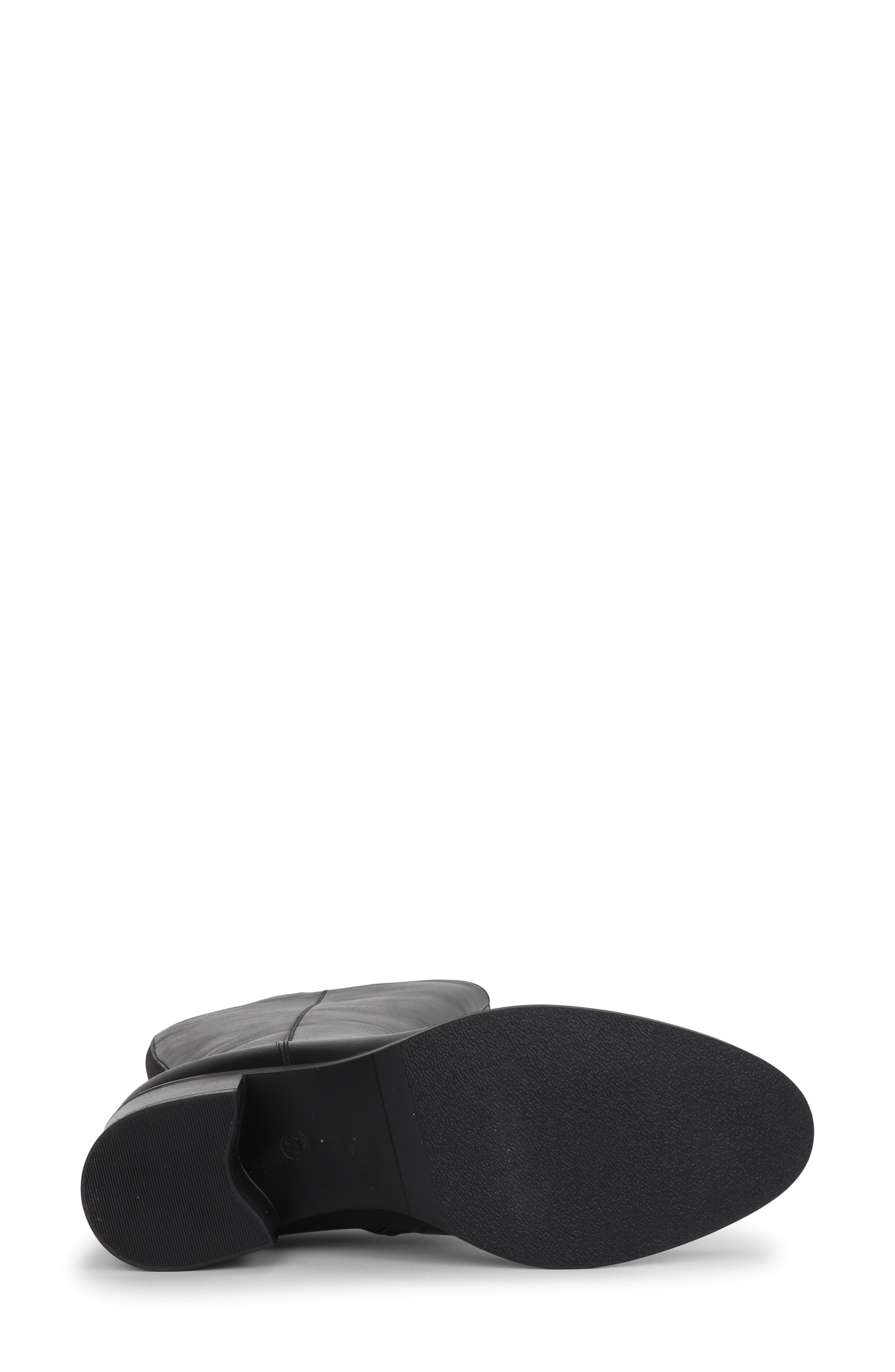 Bristol Knee High Leather Boot, Alternate, color, BLACK