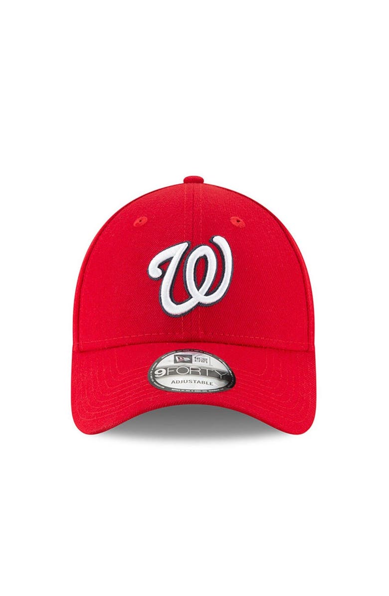 New Era Men's New Era Red Washington Nationals League 9FORTY Adjustable Hat, Alternate, color, 
