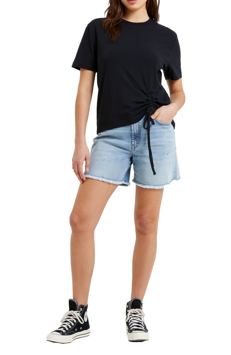 French Connection Rallie Ruched T-Shirt, Alternate, color,