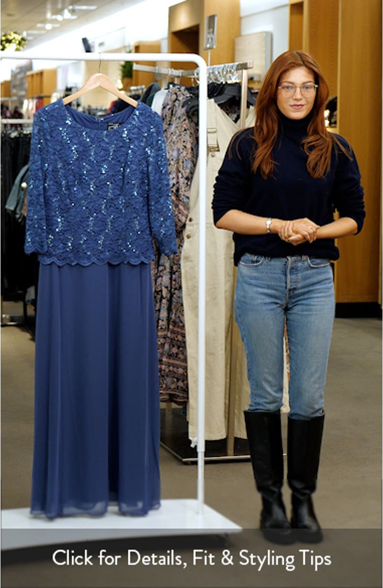 Mock Two-Piece Gown, sales video thumbnail