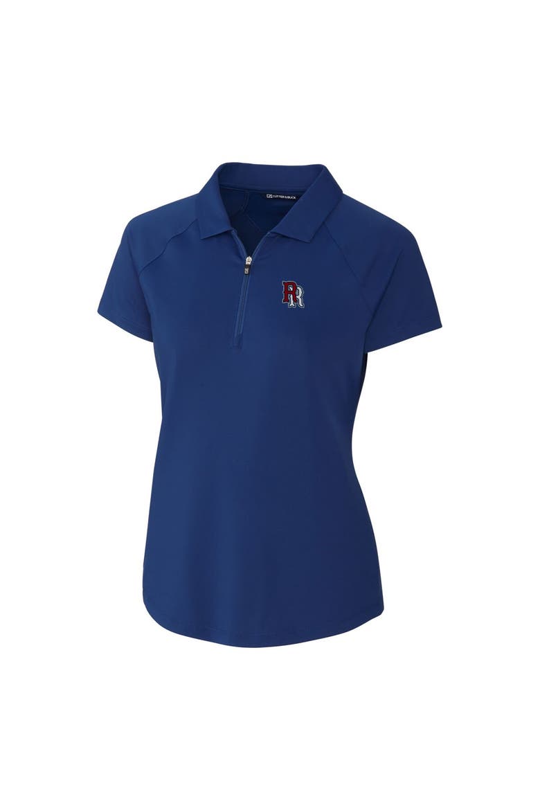 Women's Cutter & Buck  Blue Round Rock Express Forge DryTec Raglan Stretch Polo, Alternate, color, Blue
