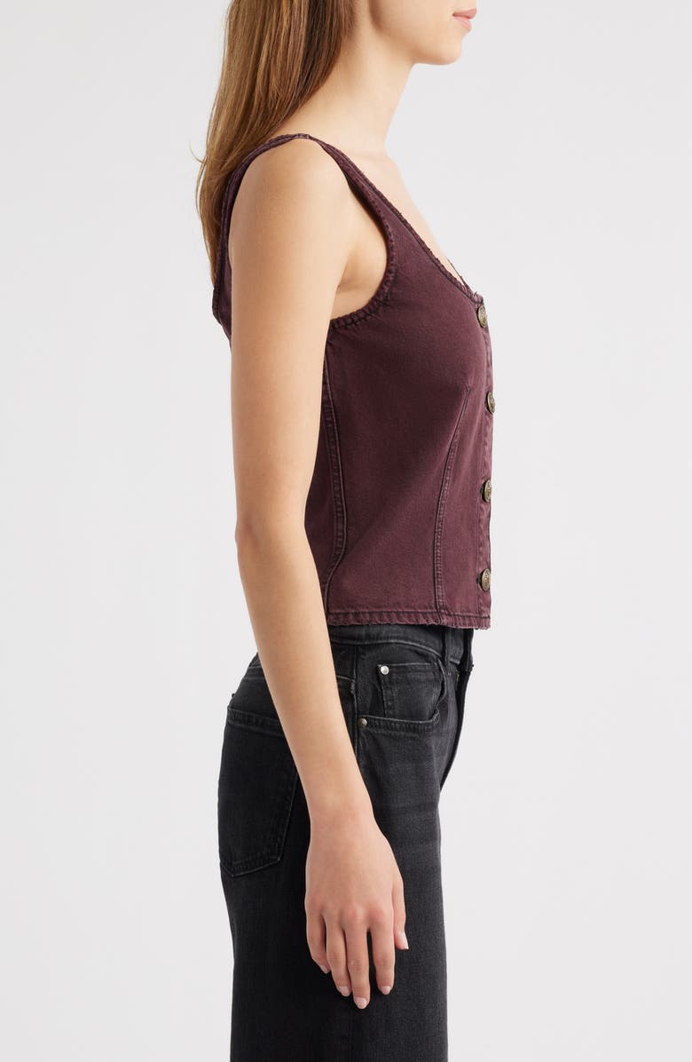rag & bone Poppy Denim Vest, Alternate, color,