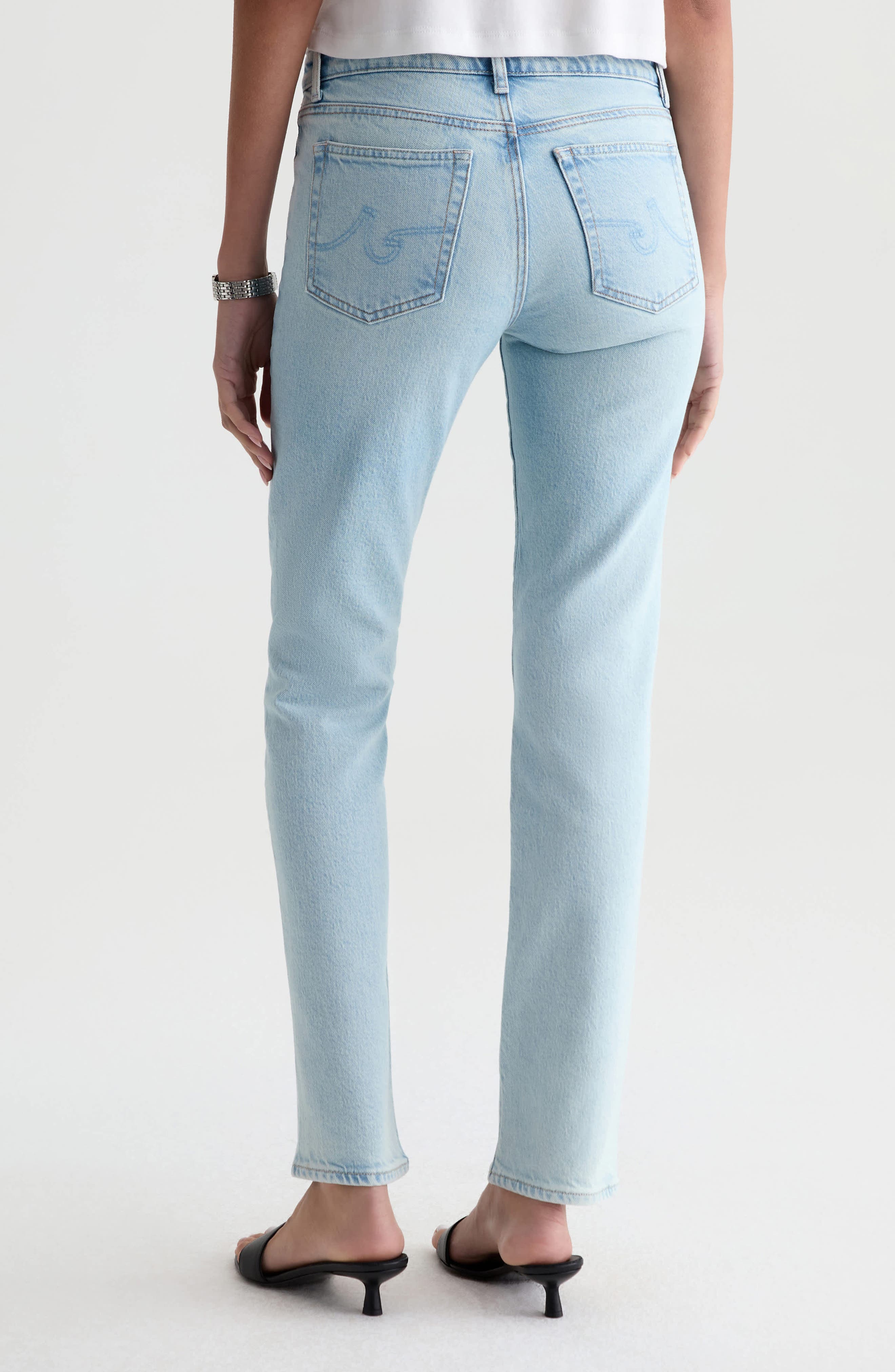Sandra Low Rise Slim Straight Leg Jeans - image 2