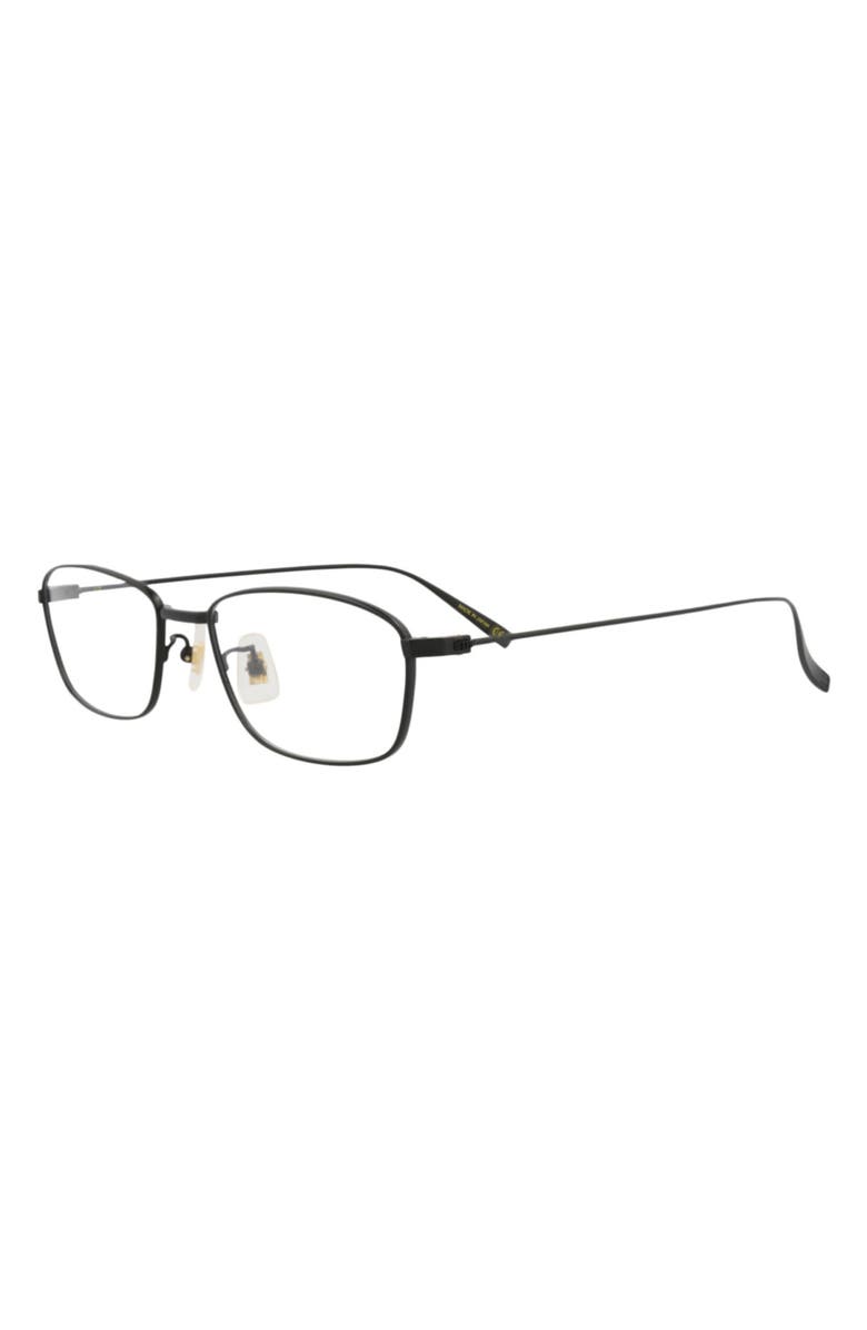 Dunhill 54mm Rectangular Optical Glasses, Alternate, color, Black Transparent