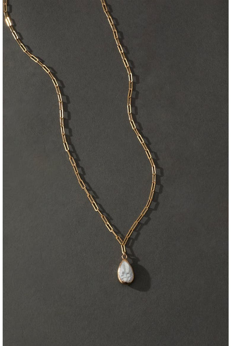Sedona Baroque Pearl Pendant Necklace, Alternate, color, GOLD