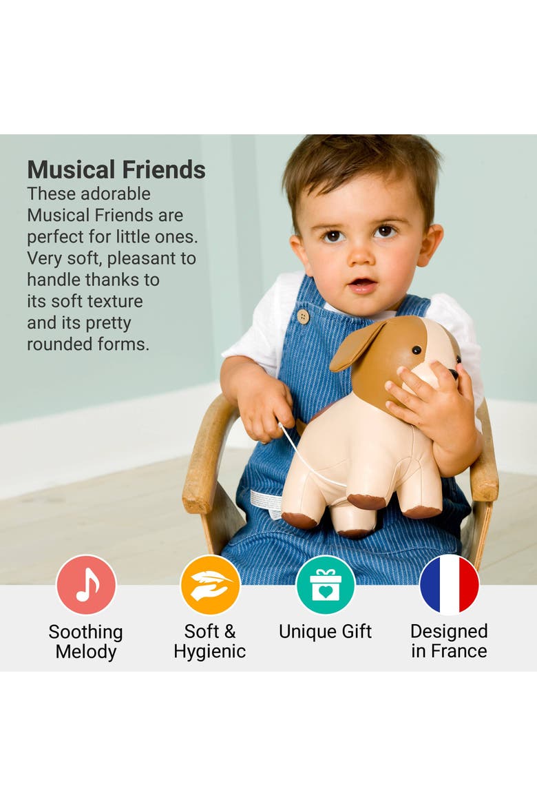 Musical Animals - Dog, Plush Baby Music Box, Nursery Toy, Alternate, color, Multicolor