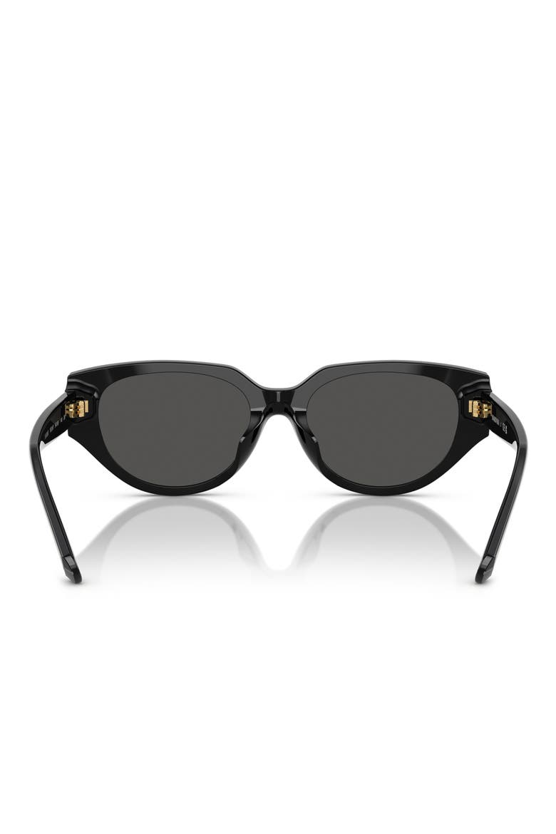 54mm Butterfly Sunglasses, Alternate, color, BLACK