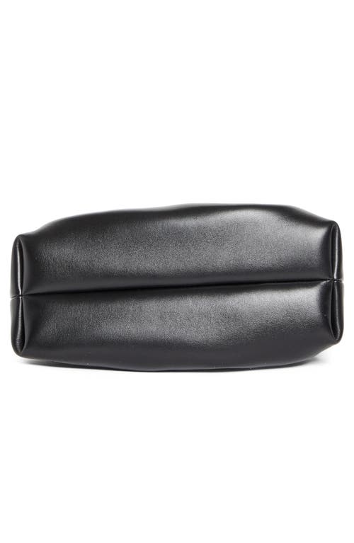 FERRAGAMO FERRAGAMO SMALL GANCIO PIERCING SOFT LEATHER SHOULDER BAG 